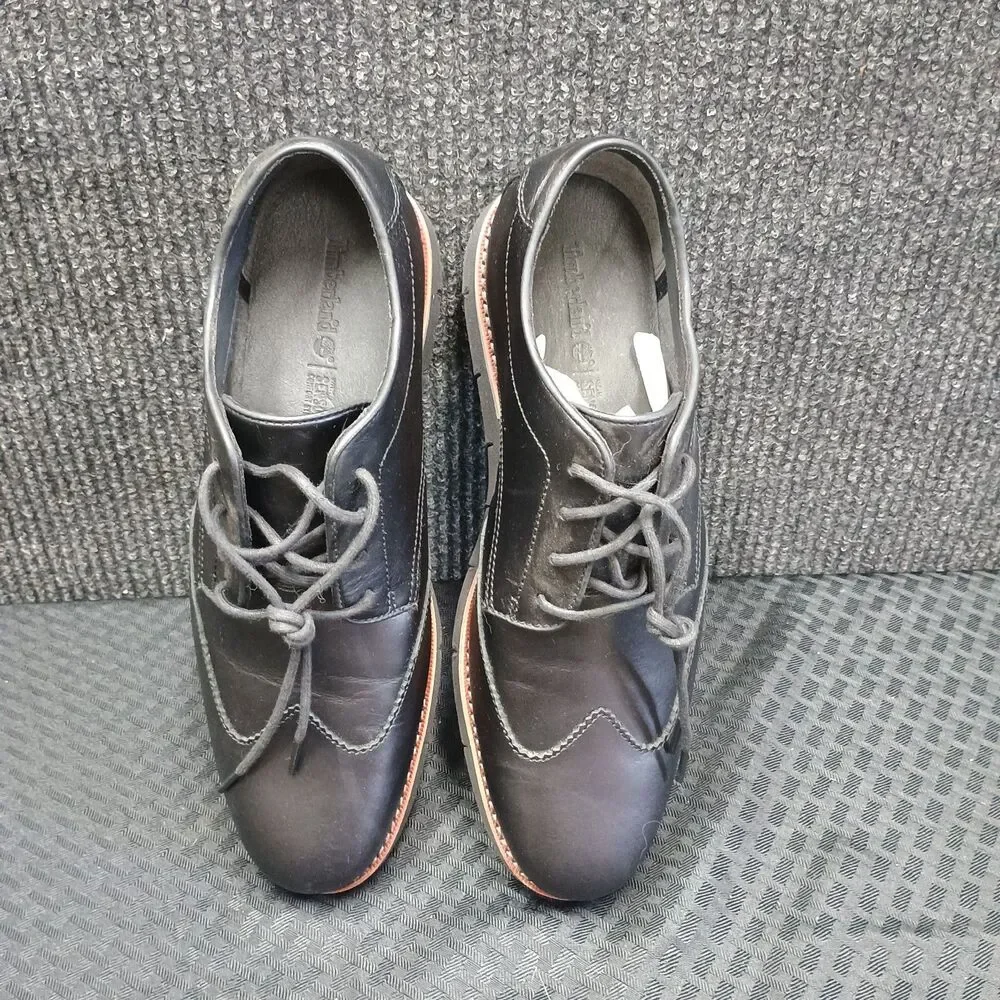 Black Timberland wingtip Oxford  sensorflex Size 9 # A16T7 Leather uppers
